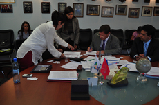 Встреча делегации из университета Мексики