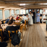 Прогулка на кораблике для выпускников магистратуры факультета 